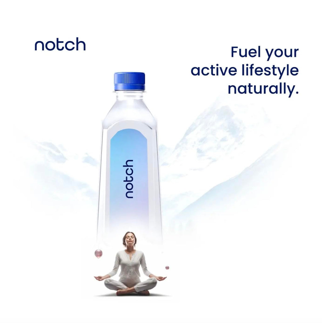 Notch Natural Mineral Water 500ML | Infused With Natural Electrolytes - Pack Of 24