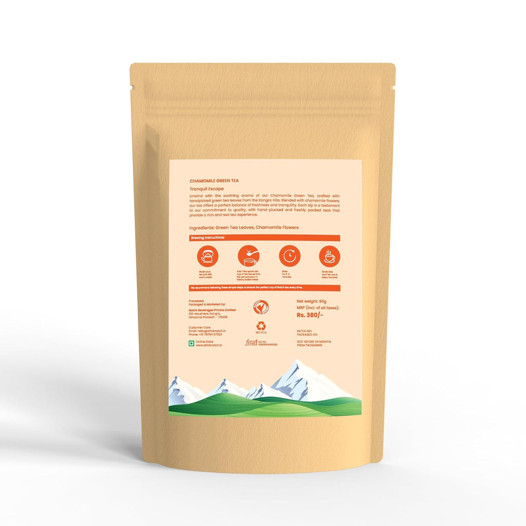 Notch Chamomile Green Tea | 90gm Pack