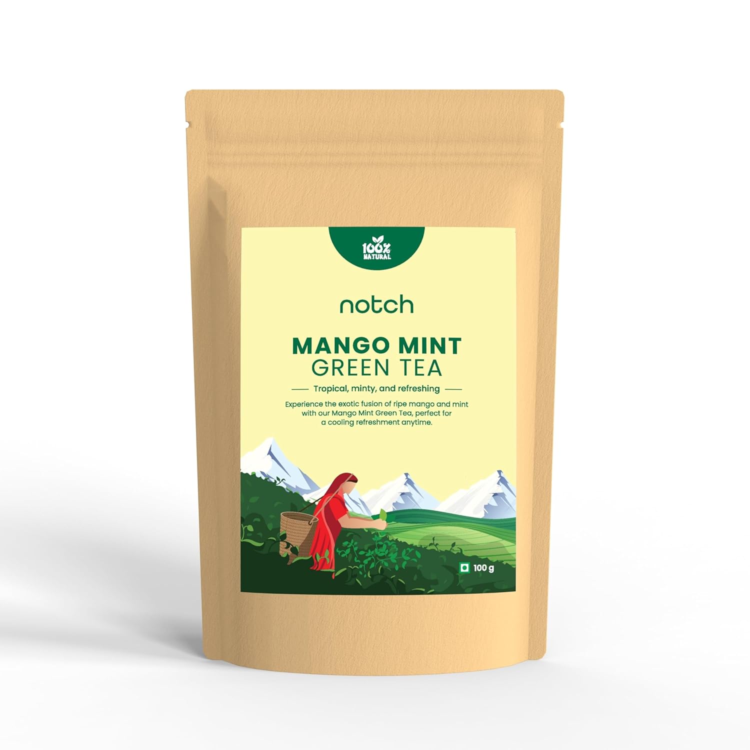 Notch Mango Mint Green Tea | 100gm Pack