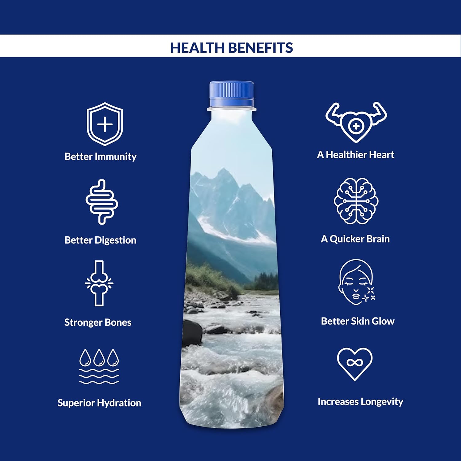Notch Natural Mineral Water 500ML | Infused With Natural Electrolytes - Pack Of 24
