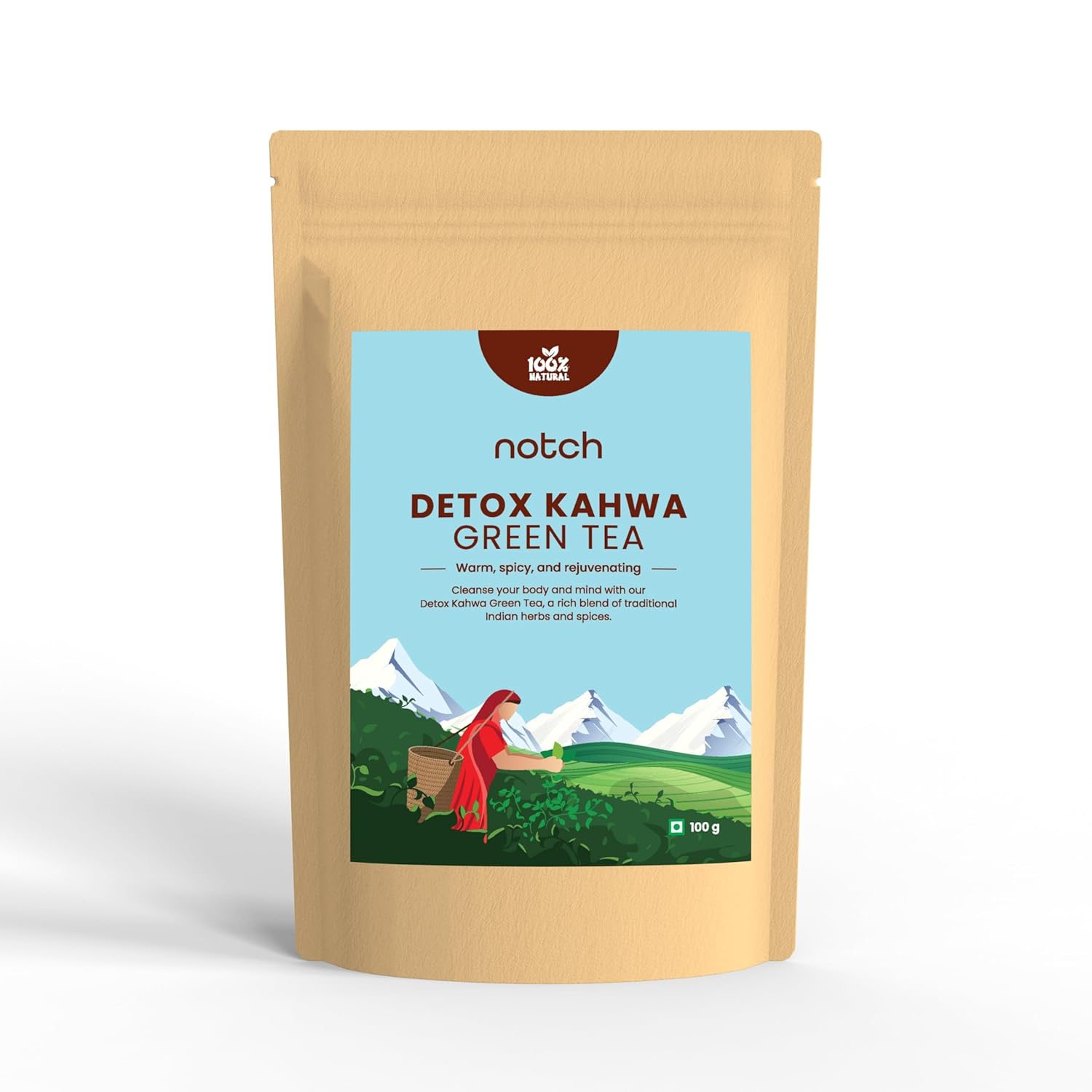 Notch Detox Kahwa Green Tea | 100g Pack